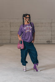 SET - Purple & Denim