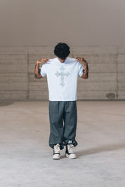 SET - Cross White and Black