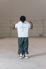 SET - Cross White and Black