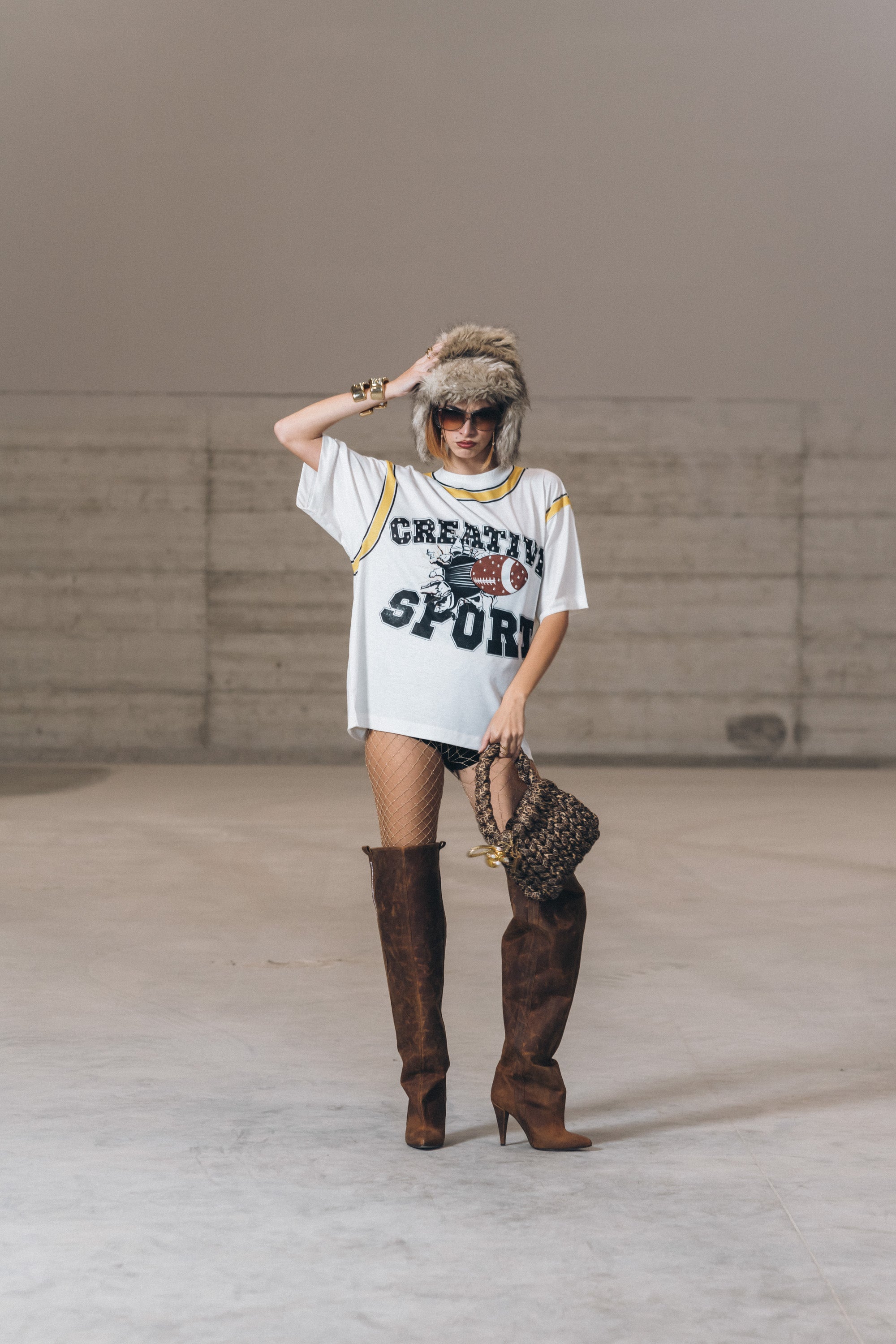 SET - Tee cream, Storm & Knotty Leopard