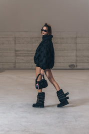 SET - Best Black Glacier, Knotty & Chunky belt