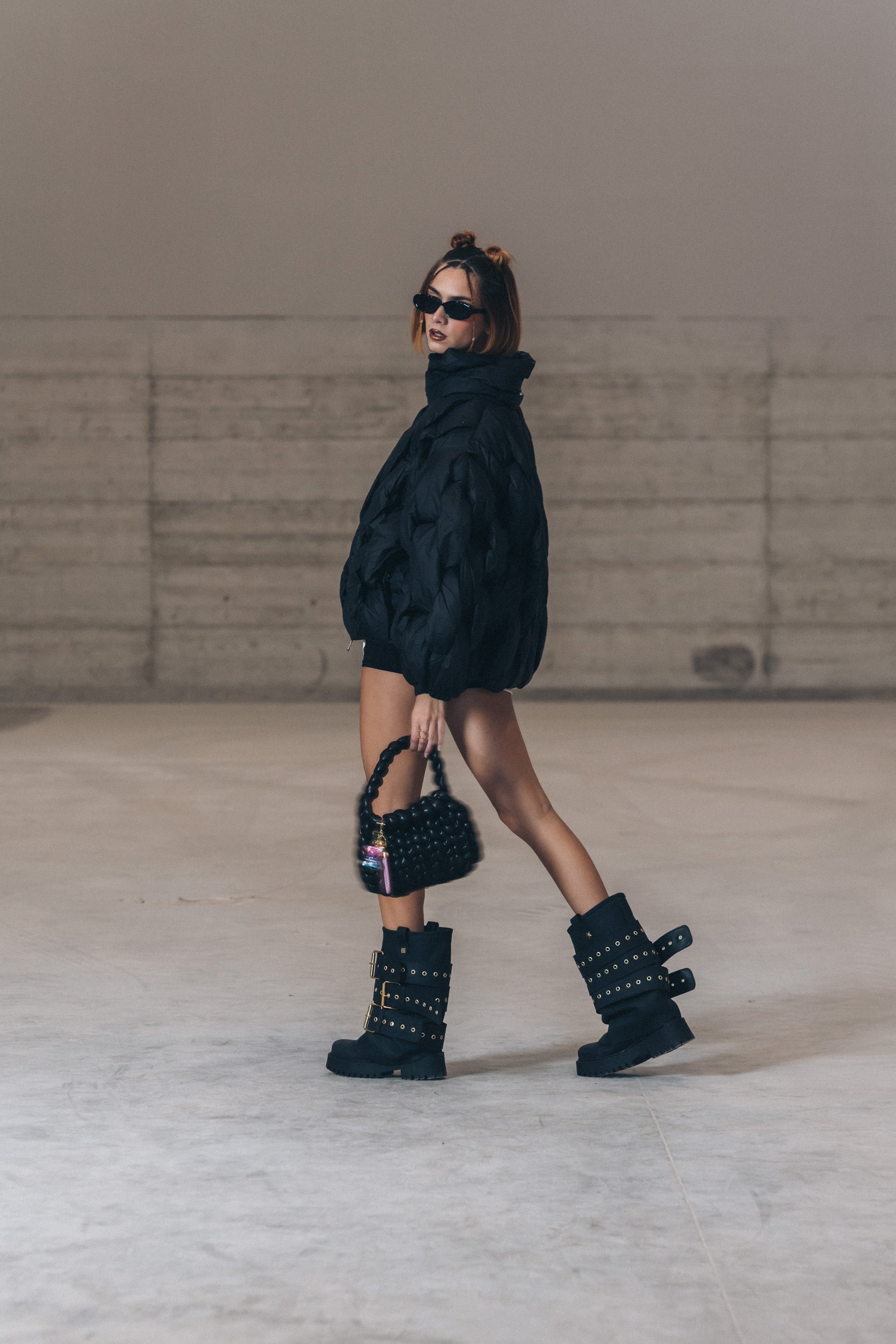 SET - Best Black Glacier, Knotty & Chunky belt