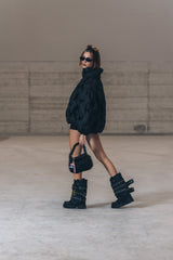 SET - Best Black Glacier, Knotty & Chunky belt