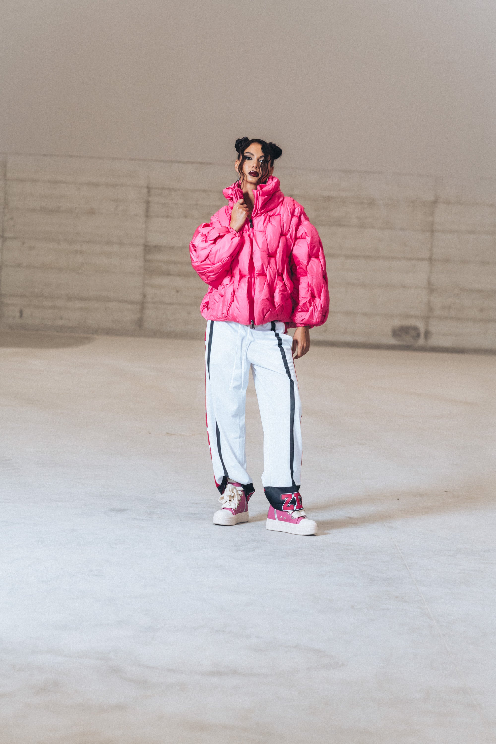 SET - Fuchsia Glacier, Pants and Calipso