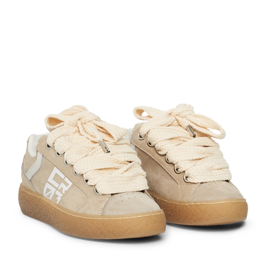 Dude – Beige Suede-Sneaker-CRISTIANZEROTRE