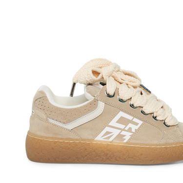 Dude – Beige Suede-Sneaker-CRISTIANZEROTRE
