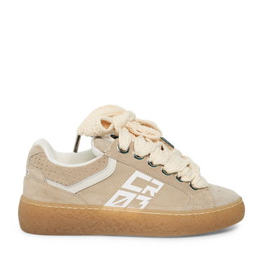 Dude – Beige Suede-Sneaker-CRISTIANZEROTRE