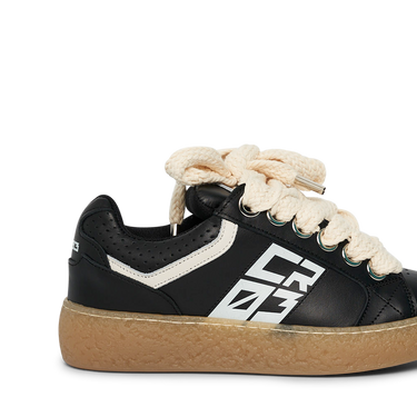 Dude – Black Leather-Sneaker-CRISTIANZEROTRE