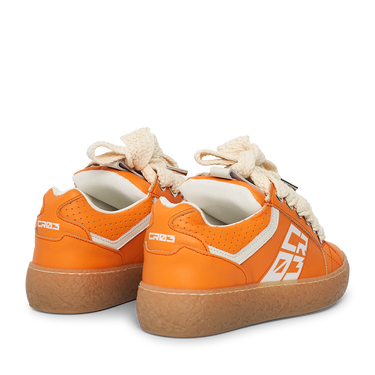 Dude – Orange Leather-Sneaker-CRISTIANZEROTRE