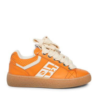 Dude – Orange Leather-Sneaker-CRISTIANZEROTRE