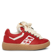 Dude – Red Leather-Sneaker-CRISTIANZEROTRE