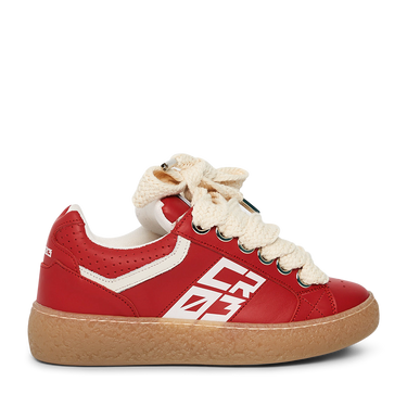 Dude – Red Leather-Sneaker-CRISTIANZEROTRE
