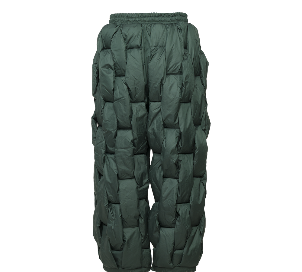 Glacier Pant – Green Weave Pant-Outwear-CRISTIANZEROTRE