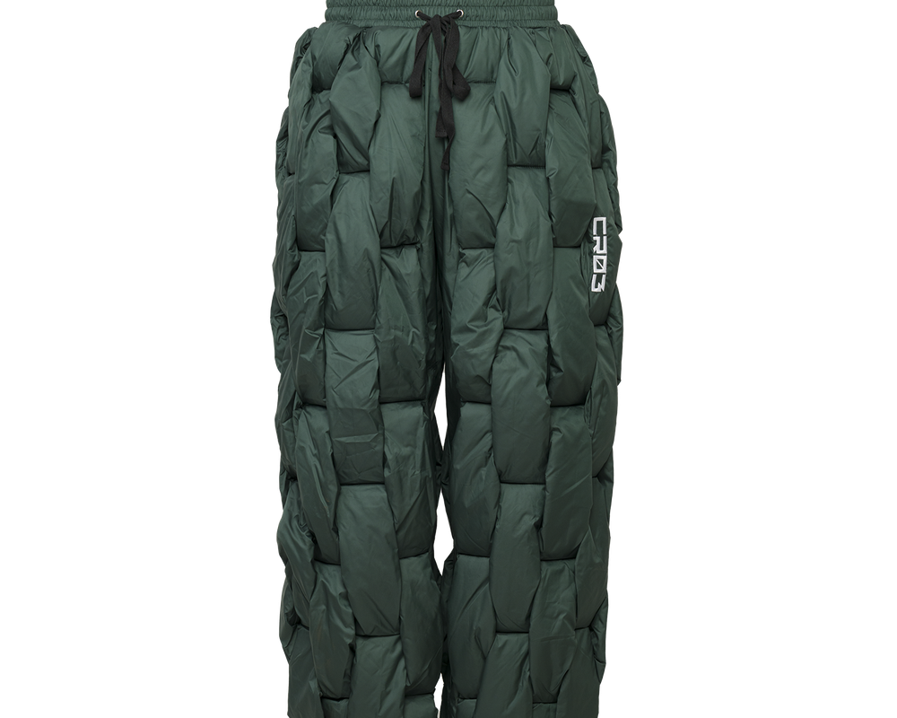 Glacier Pant – Green Weave Pant-Outwear-CRISTIANZEROTRE