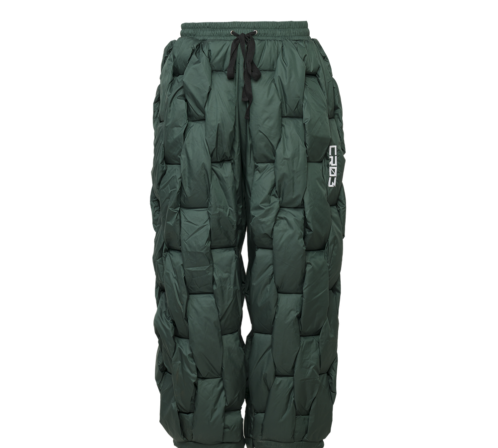 Glacier Pant – Green Weave Pant-Outwear-CRISTIANZEROTRE