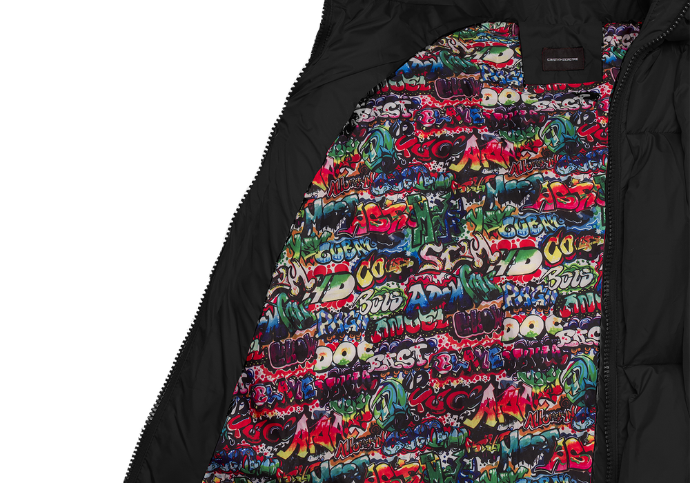 Glacier Puffer – Black Weave-Outwear-CRISTIANZEROTRE