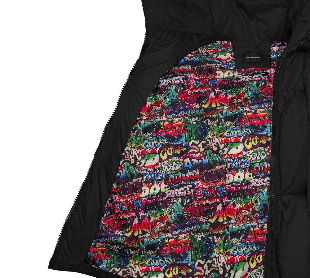 Glacier Puffer – Black Weave-Outwear-CRISTIANZEROTRE