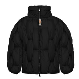 GLACIER PUFFER – Schwarzes Gewebe