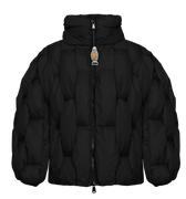 Glacier Puffer – Black Weave-Outwear-CRISTIANZEROTRE