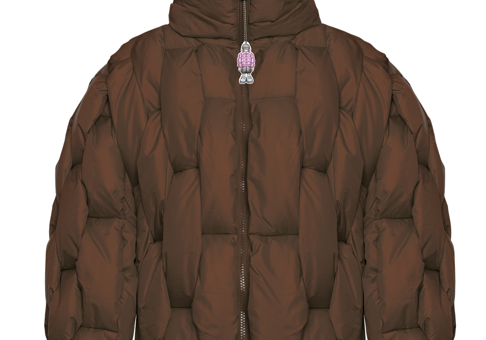 Glacier Puffer – Bronze Weave-Outwear-CRISTIANZEROTRE