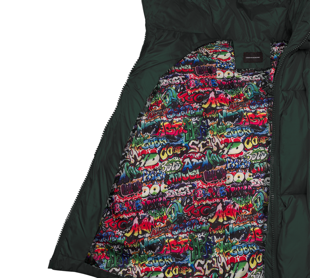 Glacier Puffer – Green Weave-Outwear-CRISTIANZEROTRE