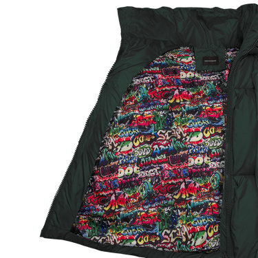 Glacier Puffer – Green Weave-Outwear-CRISTIANZEROTRE