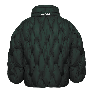 Glacier Puffer – Green Weave-Outwear-CRISTIANZEROTRE