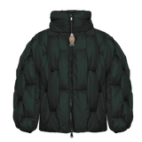 GLACIER PUFFER – Groen weefsel