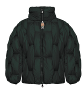 Glacier Puffer – Green Weave-Outwear-CRISTIANZEROTRE