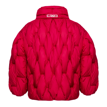 Glacier Puffer – Red Weave-Outwear-CRISTIANZEROTRE