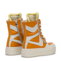 Iside – Orange Leather-Sneaker-CRISTIANZEROTRE