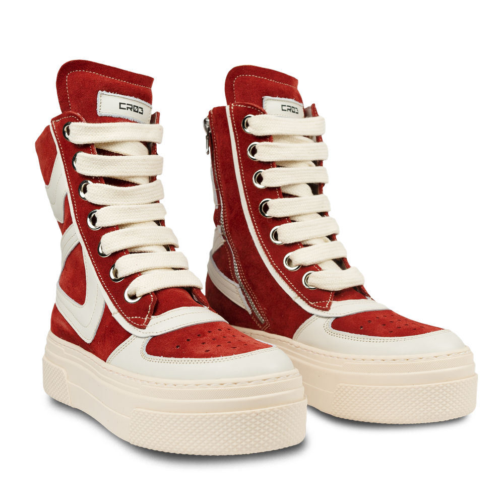 Iside – Red Suede-Sneaker-CRISTIANZEROTRE