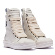MIRAGE – Cream Leather with Cream Laces