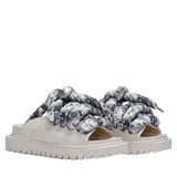 Sandal - Cream Leather - LT Marble