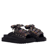 Sandal - Black Leather - LT Multicolor