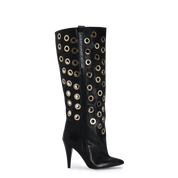 STORM – Gold Eyelet Boots