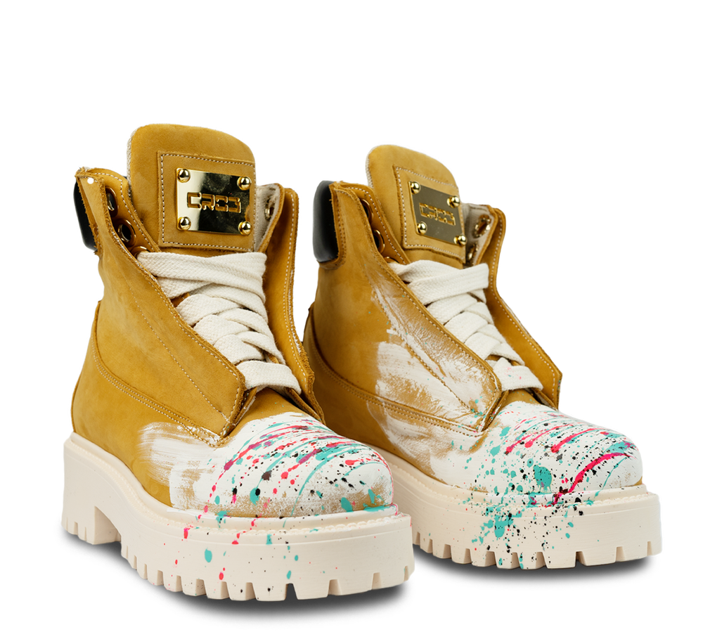 Starboot – Beige Handmade Nabuk-Sneaker-CRISTIANZEROTRE