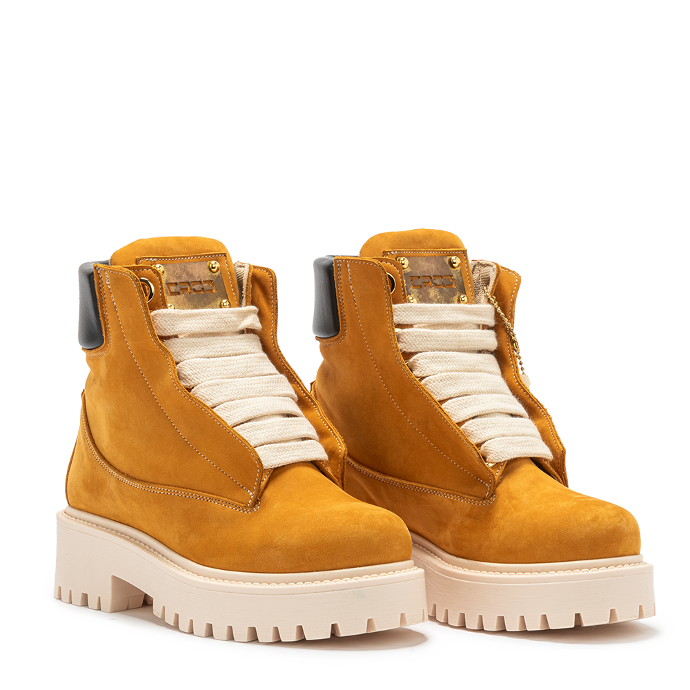 Starboot – Beige Nabuk-Sneaker-CRISTIANZEROTRE