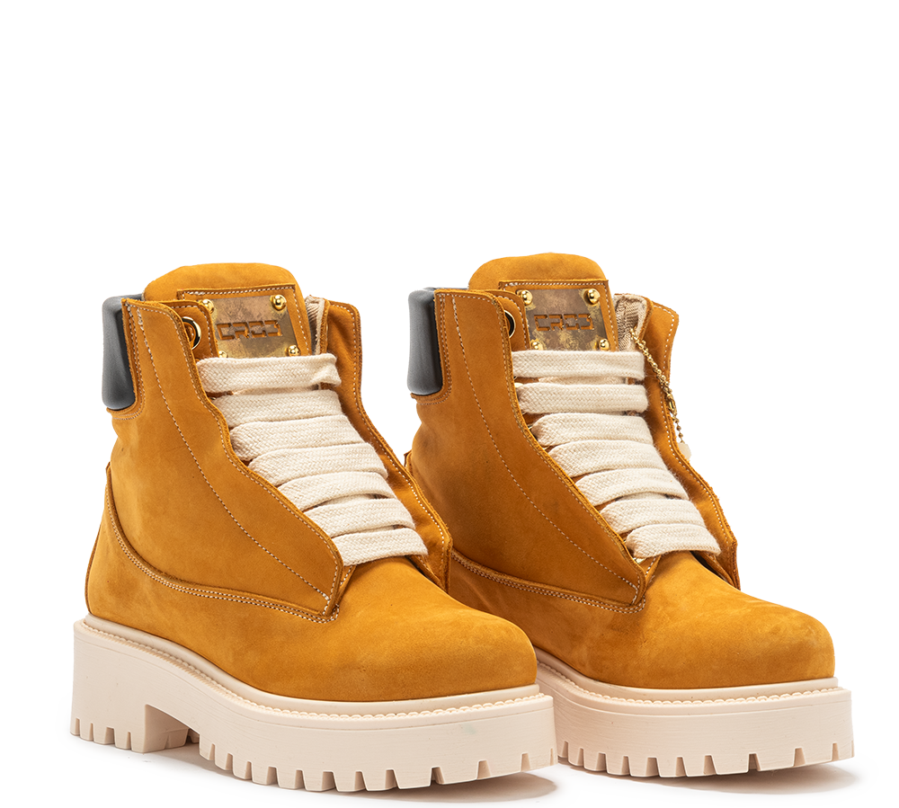 Starboot – Beige Nabuk-Sneaker-CRISTIANZEROTRE