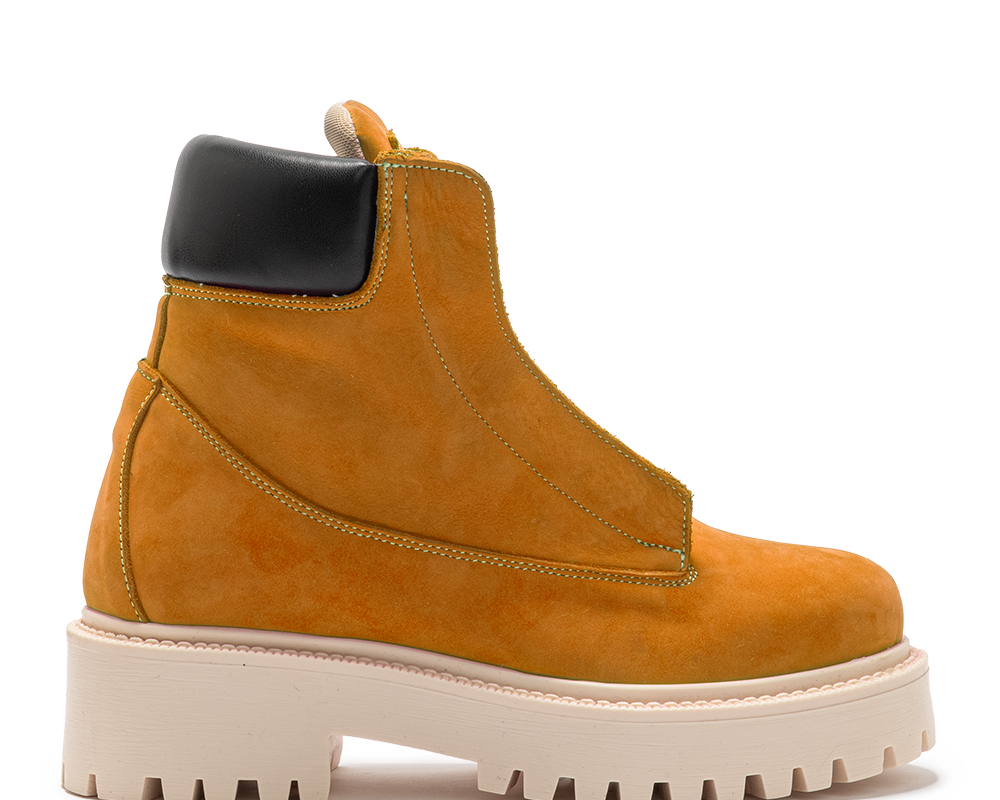 Starboot – Beige Nabuk-Sneaker-CRISTIANZEROTRE