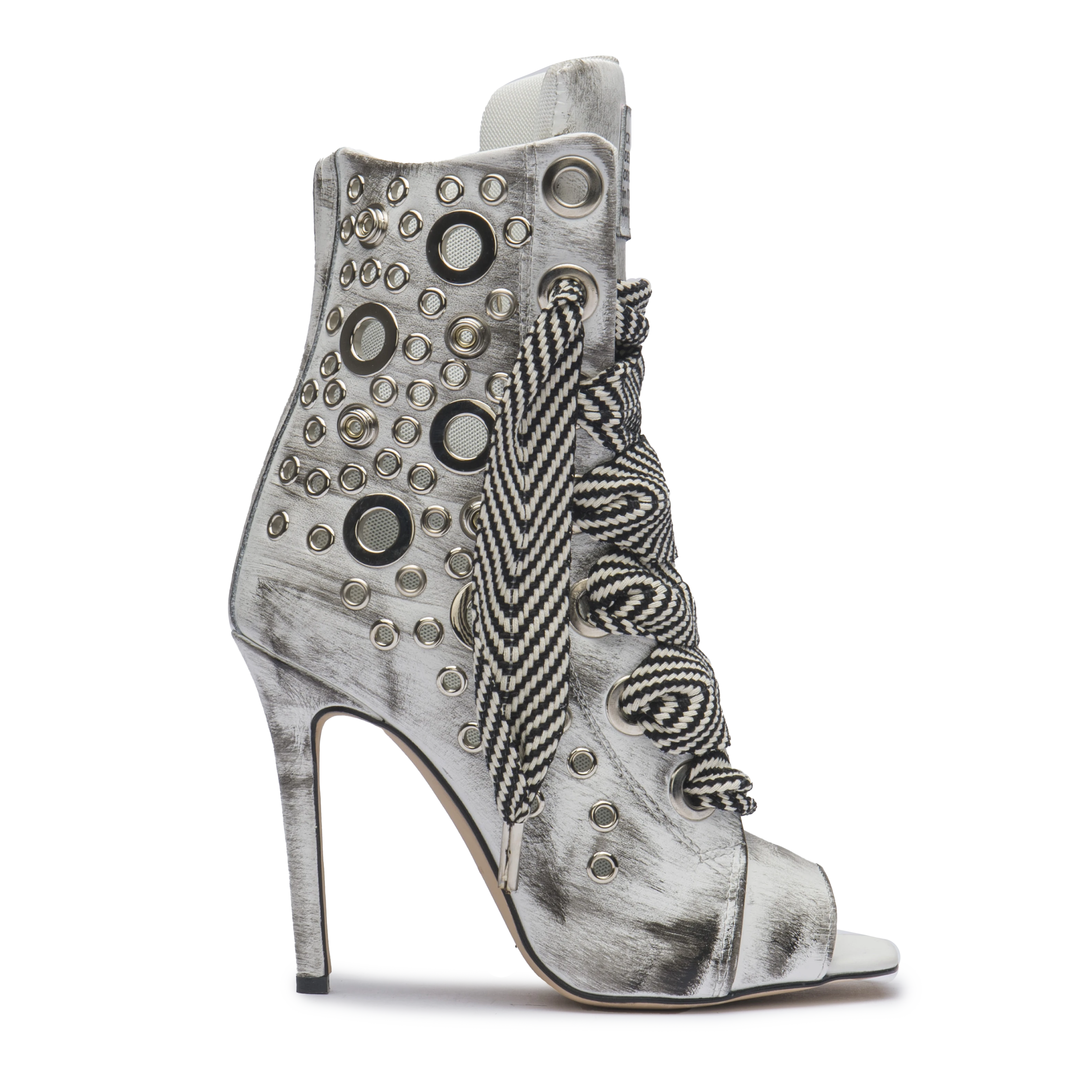 RUSH – Silver Distressed Leather