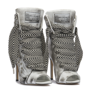 RUSH – Silver Distressed Leather