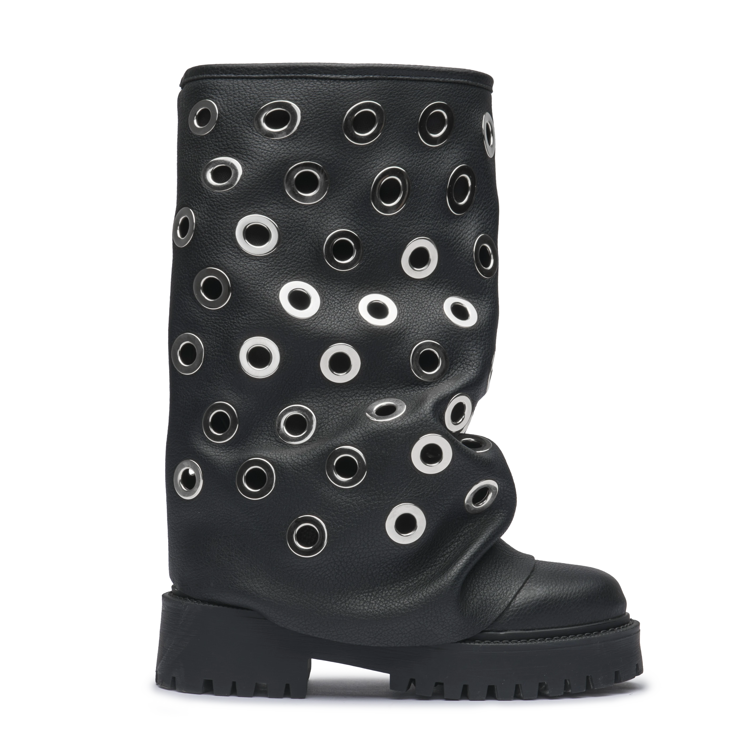 CHUNKY – Black Silver Giant Eyelets Edition
