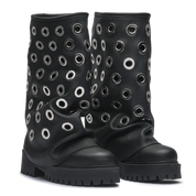 CHUNKY – Black Silver Giant Eyelets Edition