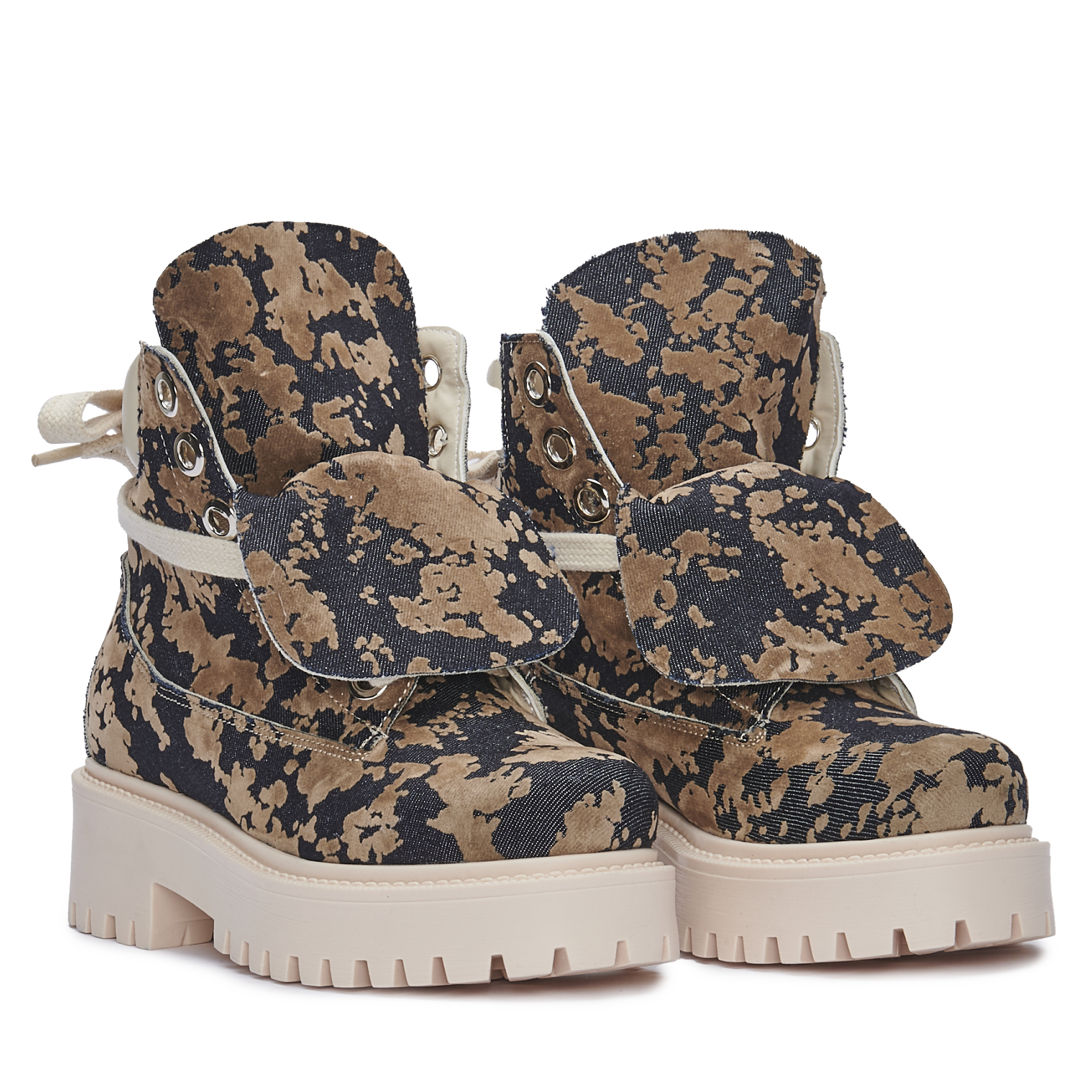 STARBOOT CUSTOM – Earth Camo Denim