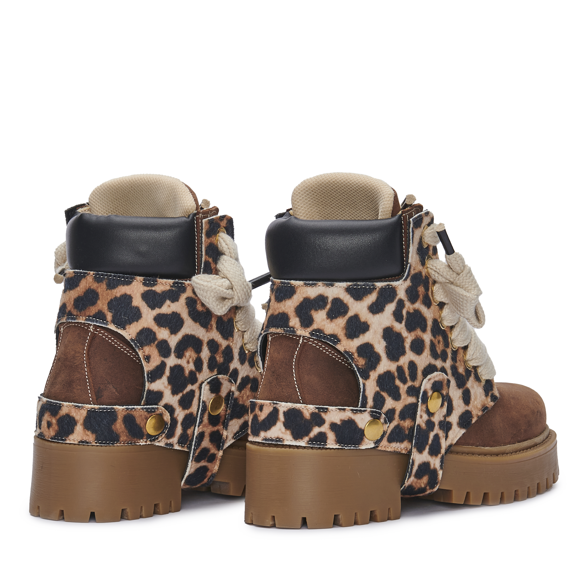 STARBOOT CUSTOM – Leopard Panel Leather