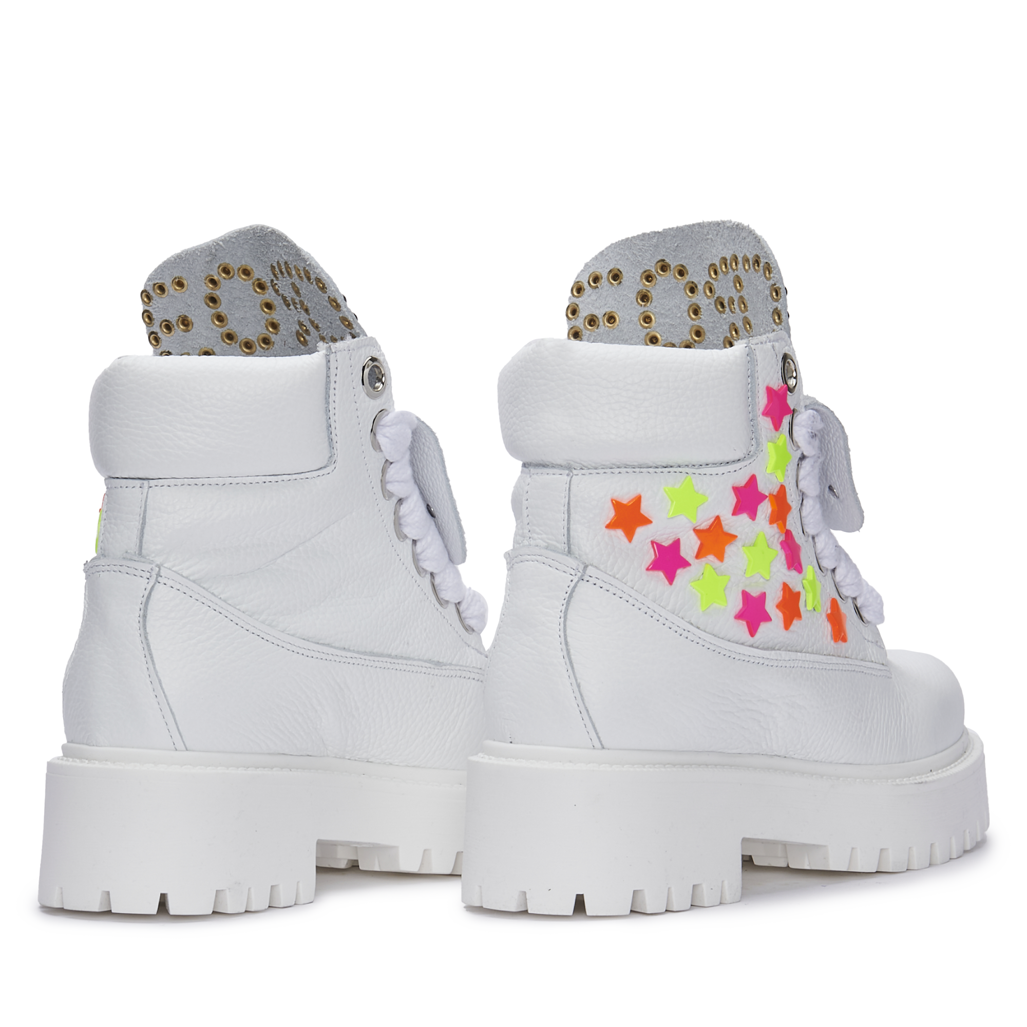 STARBOOT CUSTOM – Neon Star Leather