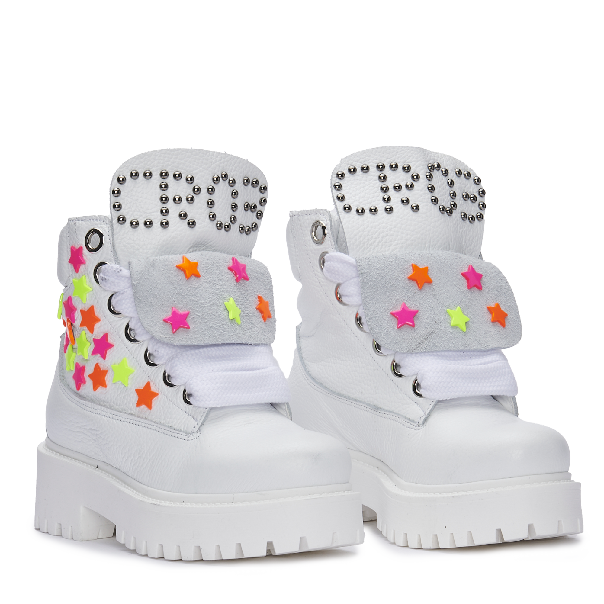 STARBOOT CUSTOM – Neon Star Leather