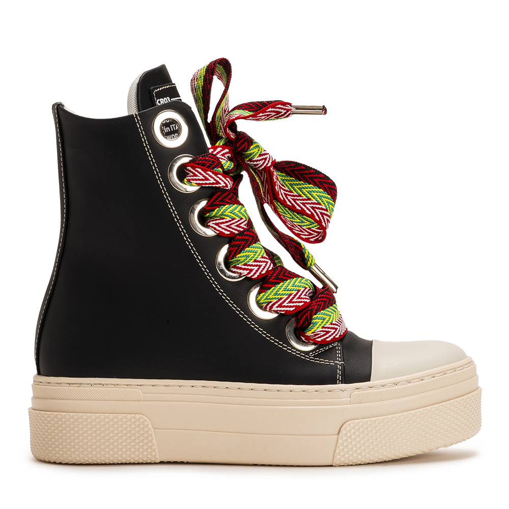 CALIPSO 300–Lacets noirs multicolores