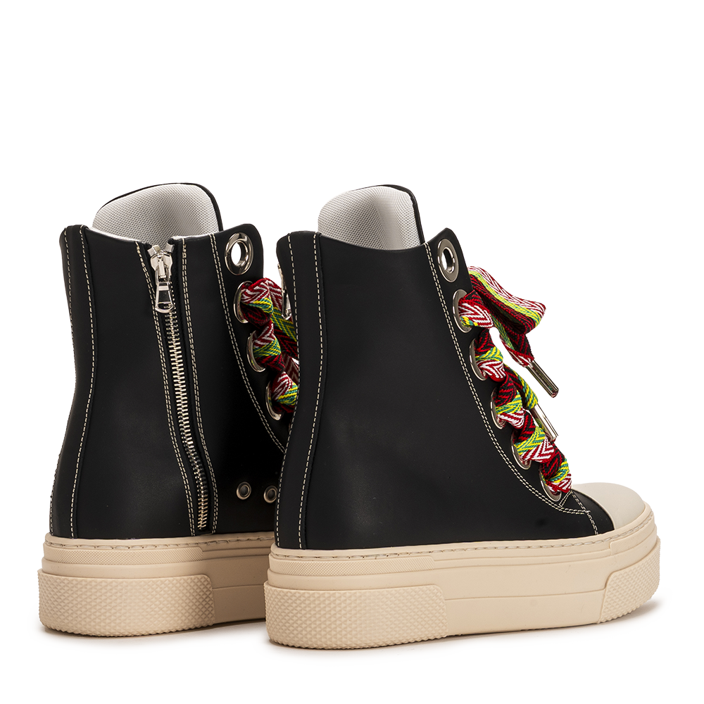 CALIPSO 300–Lacets noirs multicolores
